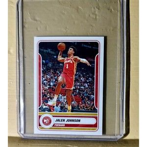 2023-24 Jalen Johnson Panini NBA Basketball #106 Sticker Atlanta Hawks